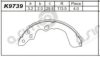 MAZDA GAYA2638ZA Brake Shoe Set